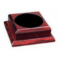 Rosewood Piano Finish Wood Base (2 3/4"x8"x8")